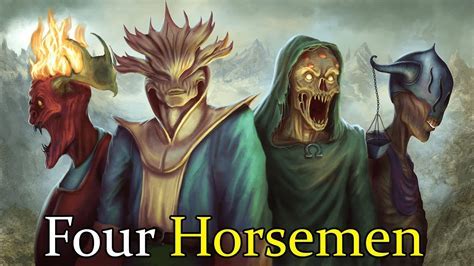 The Four Horsemen of the Apocalypse! A Gripping Tale of Forbidden Love and the Desolation of War!